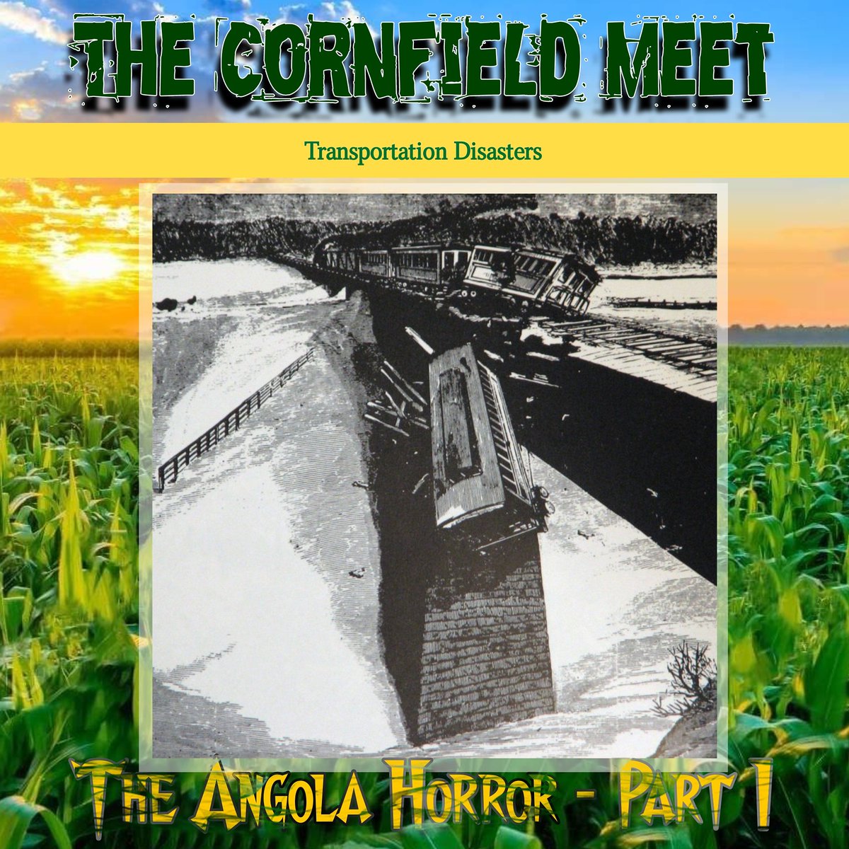 CornfieldMeet's tweet photo. The Angola Horror train wreck occurred on Dec. 18, 1867, when the last coach of the Lake Shore Railway train derailed at a bridge, slid into a gorge and caught fire in Angola, NY, killing 49 people. 

Part 1: https://t.co/ve222Isp6m

#disasters #rail #transportation #podcast https://t.co/MtzreG2gdz