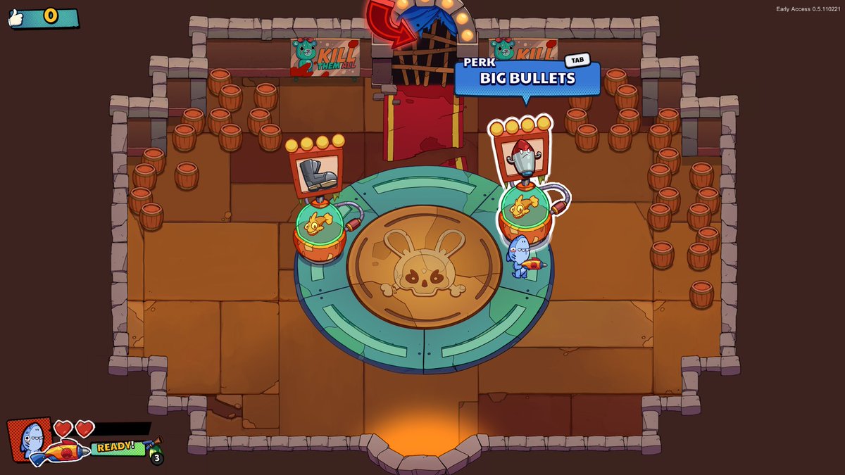 Vixa_Games's tweet photo. It's #IndieDevHour⏳Time for #BigBullets🔫right?

#TheCrackpetShow #Roguelike #Roguelite #IndieDev #GameDev #IndieGameDev #IndieWatch #Unity #HappyTreeFriends #WednesdayThought #WednesdayVibe #Games #Gamer #Shooter #Action #Indie #RPG #Multiplayer #CoOp https://t.co/HGrR2Ymc7H