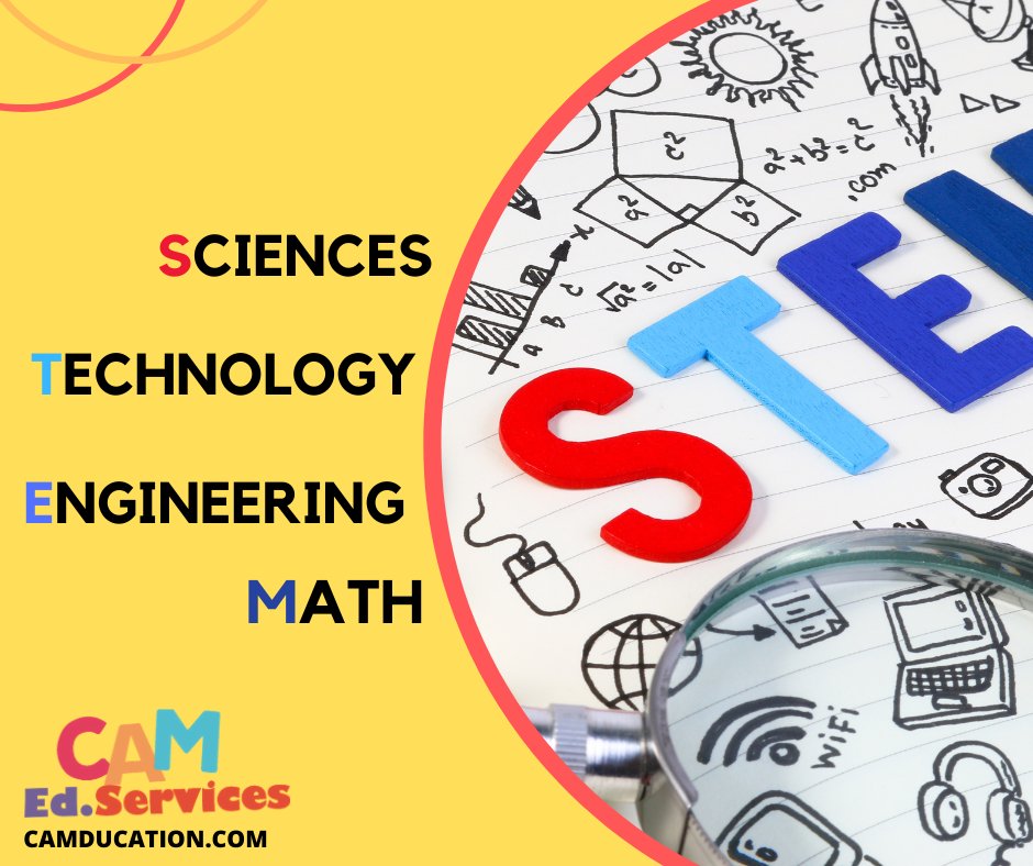 CAMEdServices's tweet image. Through our S.T.E.M classes, we can provide excellent integrated education of science, technology, engineering and mathematics. The nature of this method of teaching encourages knowledge application and tech use to enforce teamwork and problem-solving skills. #tutoring #learning