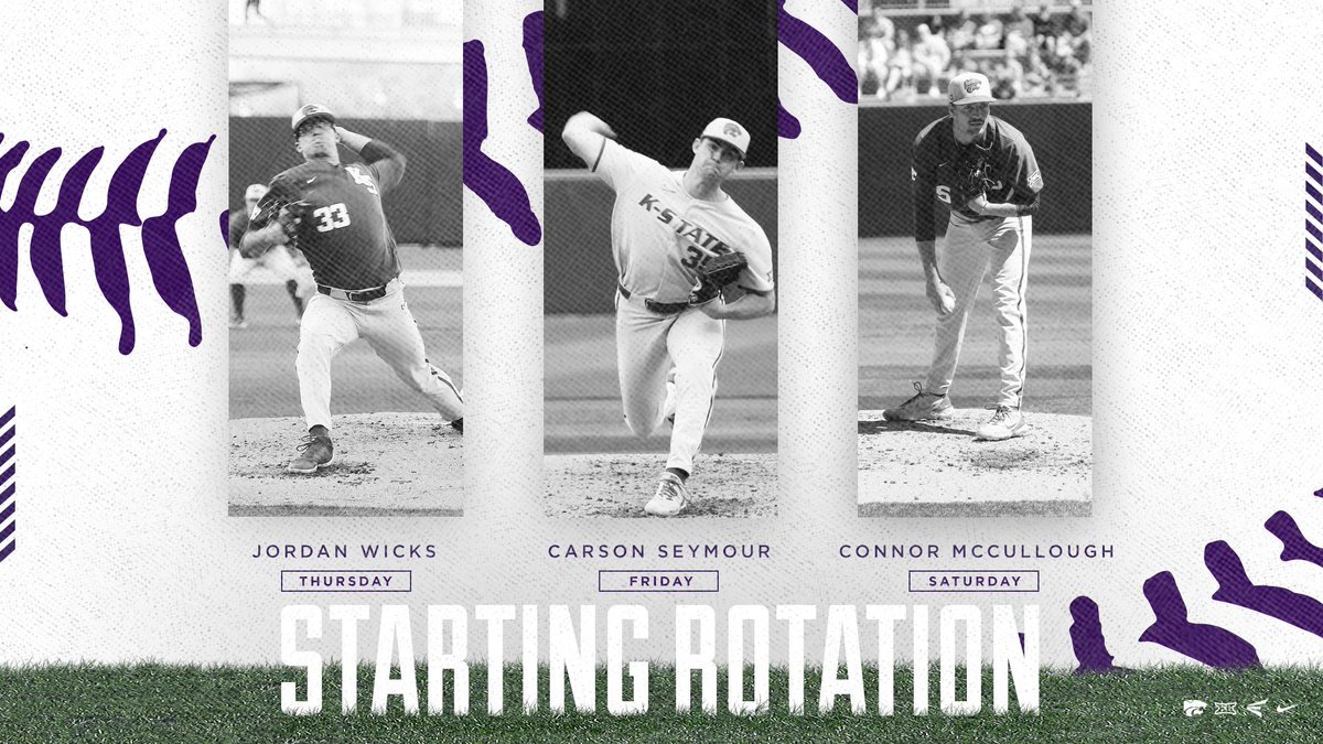 KStateBSB's tweet photo. You already know.

Thursday ➡️ @wicks_jordan 
Friday ➡️ @CheeseChucker35 
Saturday ➡️ @connormcc22 

#KStateBSB x EMAW https://t.co/PLgyEAzOJv