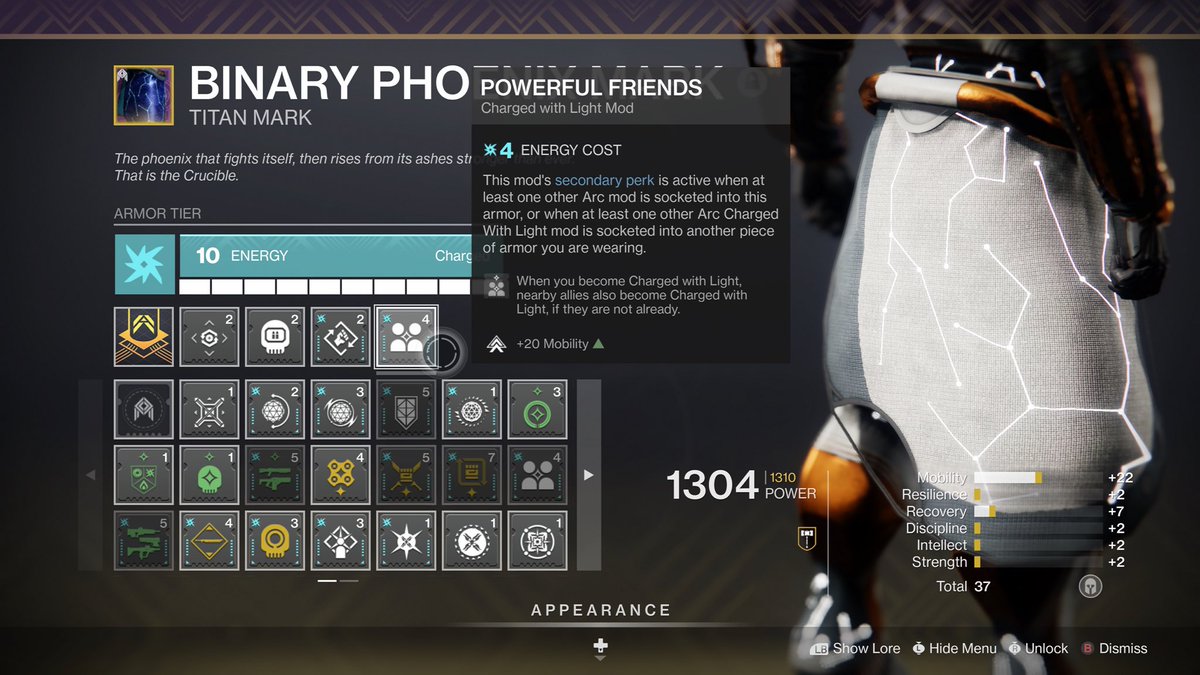 ResoluteMaverik's tweet photo. FRIENDS!!! If you don’t have the Powerful Friends armor mod, today is YOUR DAY! Go buy it from Banshee-44! #destiny2 #powerfulfriends #banshee44 #thankyoubungie #bungie https://t.co/SUniHzWBBI