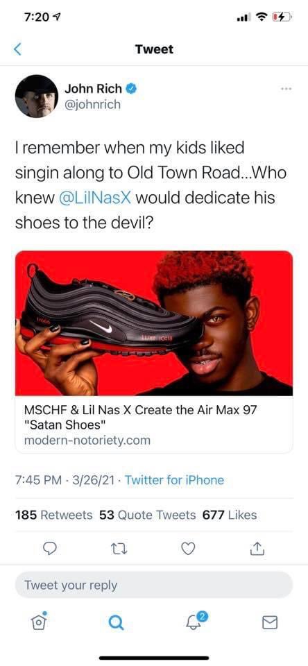 bailey_ryan15's tweet photo. This right here is scary. I am so ashamed of Nike. I’m ashamed of this world. I pray people will not fall into Satan’s trap. God loves you and is waiting for you to just love Him! https://t.co/1FerHD3bwm