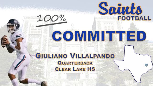 I’m proud to announce that I will be attending The College of St.Scholastica to further my academic and athletic career !! <a href="/Coach_Heffernan/">Mike Heffernan</a> <a href="/CSSSaintsFB/">Saints Football</a> <a href="/CoachJMoses/">Jeremy Moses</a> <a href="/SelectQb/">Select Qb Athletics</a> <a href="/coach_granville/">Rocky Granville</a> <a href="/AlfredJalfred/">Jermaine Alfred</a>