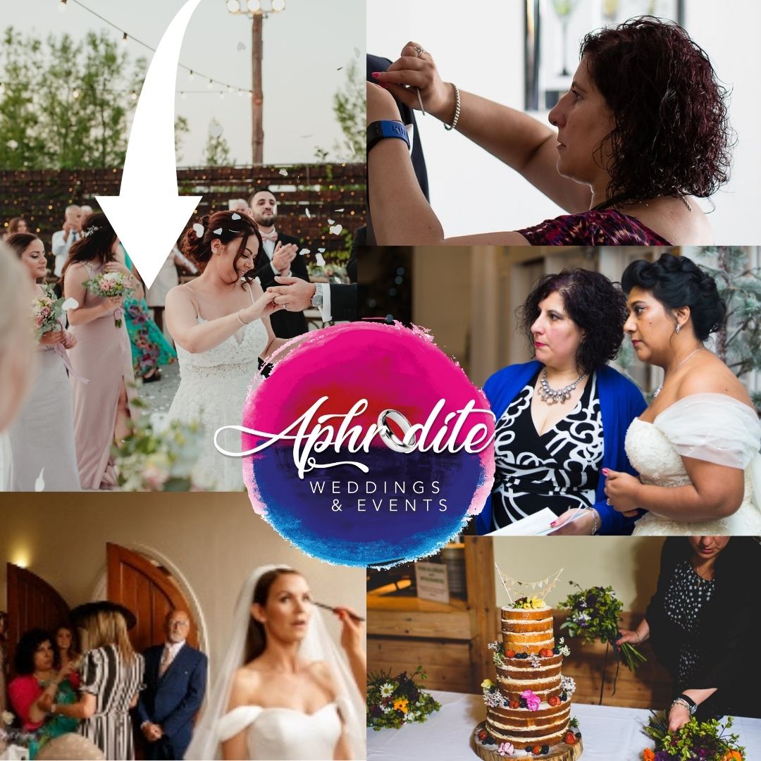 Hi, I'm Helen the owner of Aphrodite weddings and events. Behind the scenes collage happily working away. Even catch glimpse of my dress. #lovemyjob 
Contact me if you need help #planningyourwedding 
aphroditeweddings.co.uk/get-in-touch/
#WeddingPlanner #weddingplanning #BehindtheScenes
