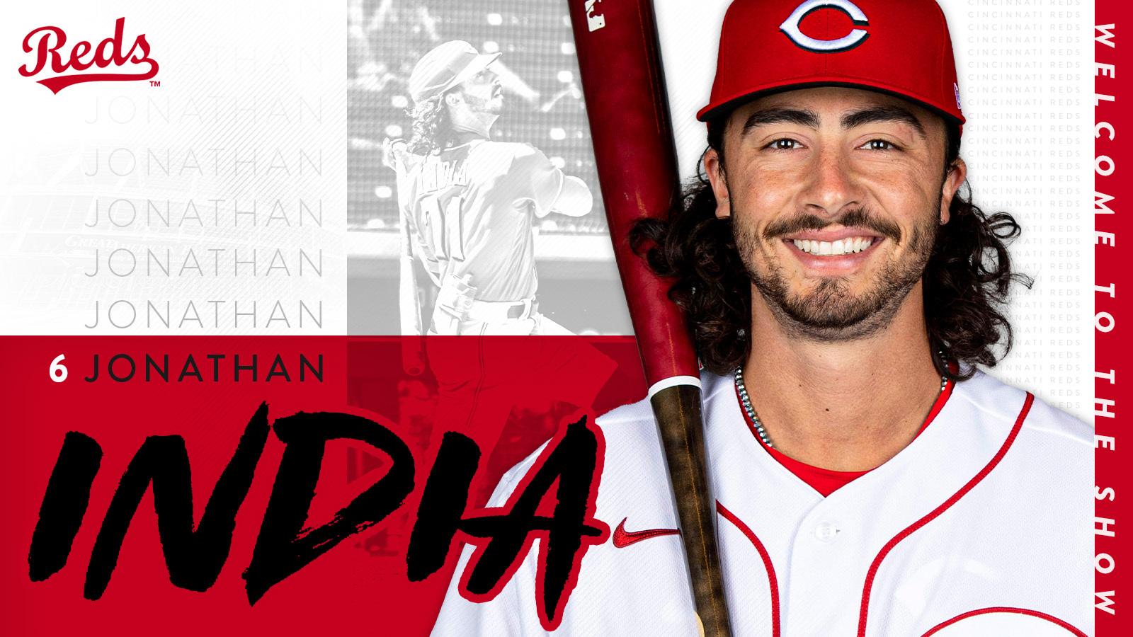 Cincinnati Reds on X: "𝘞𝘦𝘭𝘤𝘰𝘮𝘦 𝘵𝘰 𝘛𝘩𝘦 𝘚𝘩𝘰𝘸, Jonathan India!  The 2018 first round pick has made the roster for #RedsOpeningDay!  https://t.co/nfq6ynNHIJ" / X