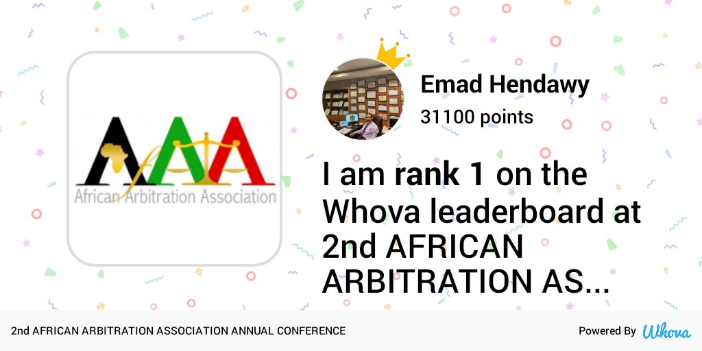 I made it! #1 on the leaderboard at #AfAA2021 via Whova event app whova.com/whova-event-ap…