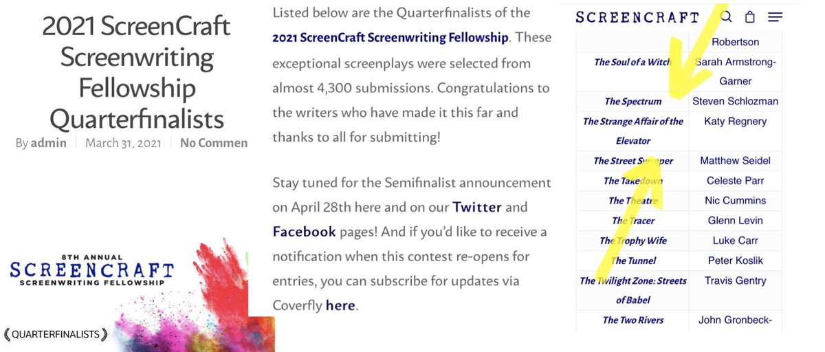 Whoo-hoooo!!!! Thank you, <a href="/screencrafting/">ScreenCraft</a>! I’m thrilled!!