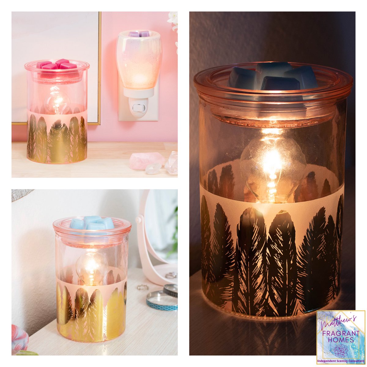 Msfragranthomes's tweet photo. ✨ New Release ✨ Launching Thursday!

💖 Fabulous Feathers Warmer £61 💖

This warmer was designed to shine — and its delicate appearance and electroplated gold feathers up the glam factor.

Launching at 8am! 🥰 https://t.co/2O25FdLFeV