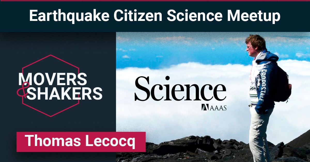 raspishake's tweet photo. Our 1st speaker of the April 8th #ShakeMeetup is @seismotom!
Thomas Lecocq is a #Seismologist at the Royal Observatory of Belgium who created the open source code to study the global decrease in seismic noise due to the past lockdown.
➡️ https://t.co/KPNwOdYWgE https://t.co/SGkOtZiZ5X