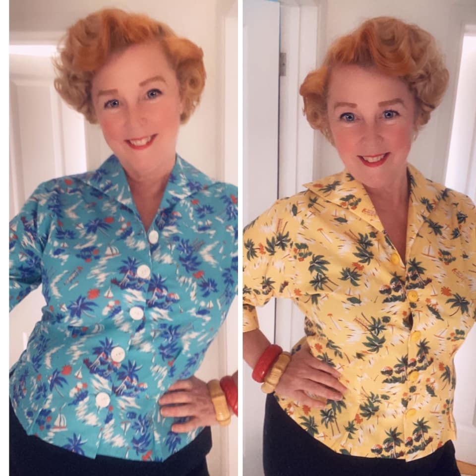 VivOfHolloway's tweet photo. Tropical vibes 🏝
Oh, how we've missed the Sun! Our new Tahiti Raglan Blouses are just the thing you need, your Spring wardrobe refreshment!
Made in London 🇬🇧 #vivienofholloway
#1950sblouse #1950stop #tropicalprint #vintageblouse https://t.co/C2UXy0jhMo