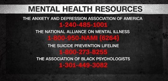 Some say they can’t watch #DerekChauvin trial. It’s too hard. It causes anxiety. How can it not? But we need to watch, so we understand why people protest, why saying “Black Lives Matter”, is necessary.

If you’re distressed and need to speak to someone, here are some resources: