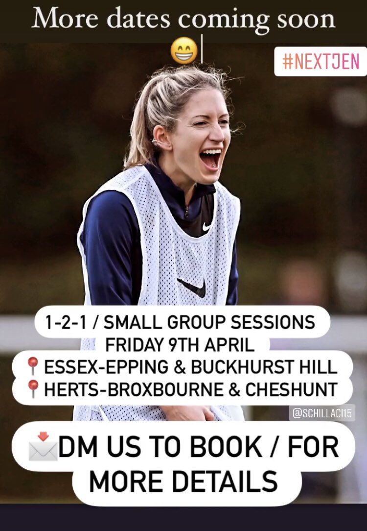 We are back on the grass just in time for an Easter Treat!! 🤩
1-2-1 / Small group sessions 
🗓Friday 9th April 
📍Hertfordshire &amp; Essex 
📩DM us for more details
More dates coming soon ..... 
#girlsfootball #grassroots #nextjen #hertfordshire #essex