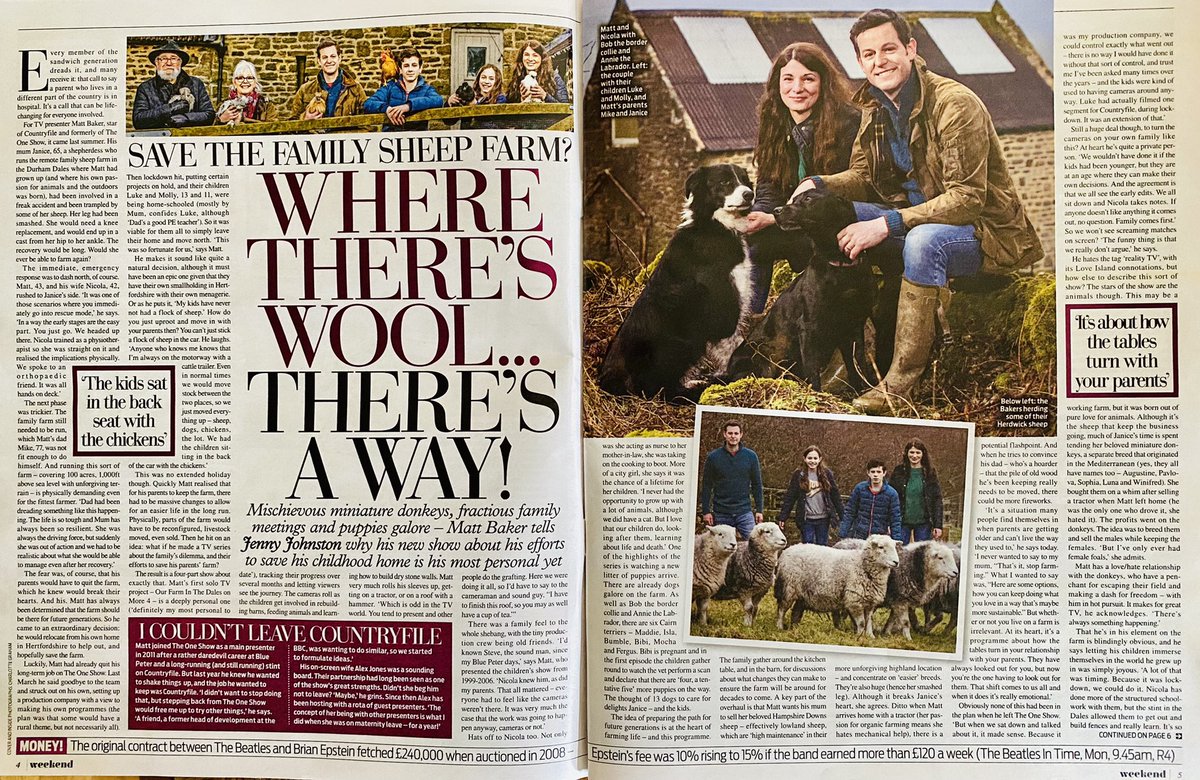 daz1editor's tweet photo. So its happy TX day today!! Been cutting this series for the last 4 months &amp; tonight DT Editing gets its first full facilites credit as done most of the post production for this 4 part series!! #MattBaker:OurFarmInTheDales https://t.co/ry54tFCEuD