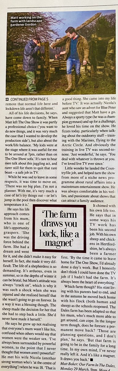 daz1editor's tweet photo. So its happy TX day today!! Been cutting this series for the last 4 months &amp; tonight DT Editing gets its first full facilites credit as done most of the post production for this 4 part series!! #MattBaker:OurFarmInTheDales https://t.co/ry54tFCEuD