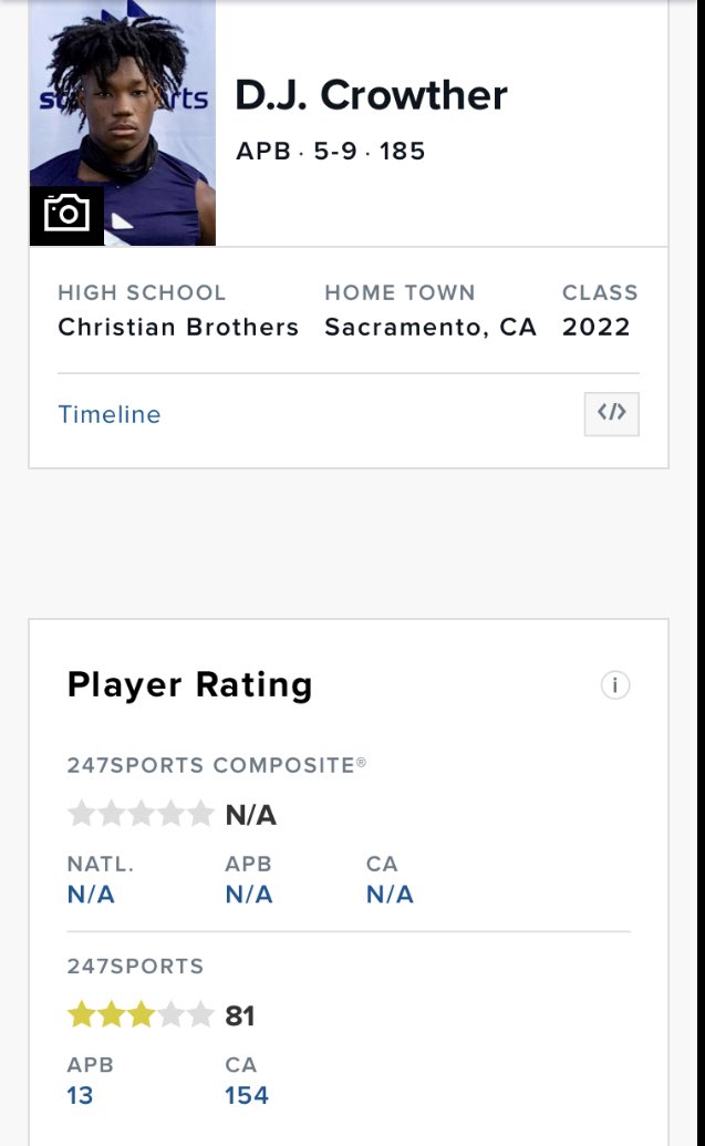 dj_crowther3's tweet photo. Blessed to be ranked a 3⭐️ https://t.co/eDOwuMk7S4