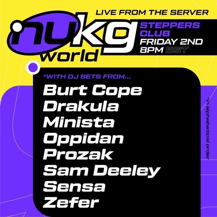 Burt Cope (@burt_cope) on Twitter photo This Friday you can catch me supplying some UKG flavours for the <a href="/steppersclub/">Steppers Club</a> take over on the <a href="/NUKGWorld/">NUKG World</a> Discord ๐ letโs get groovy baby๐๐ป This Friday you can catch me supplying some UKG flavours for the <a href="/steppersclub/">Steppers Club</a> take over on the <a href="/NUKGWorld/">NUKG World</a> Discord ๐ letโs get groovy baby๐๐ป