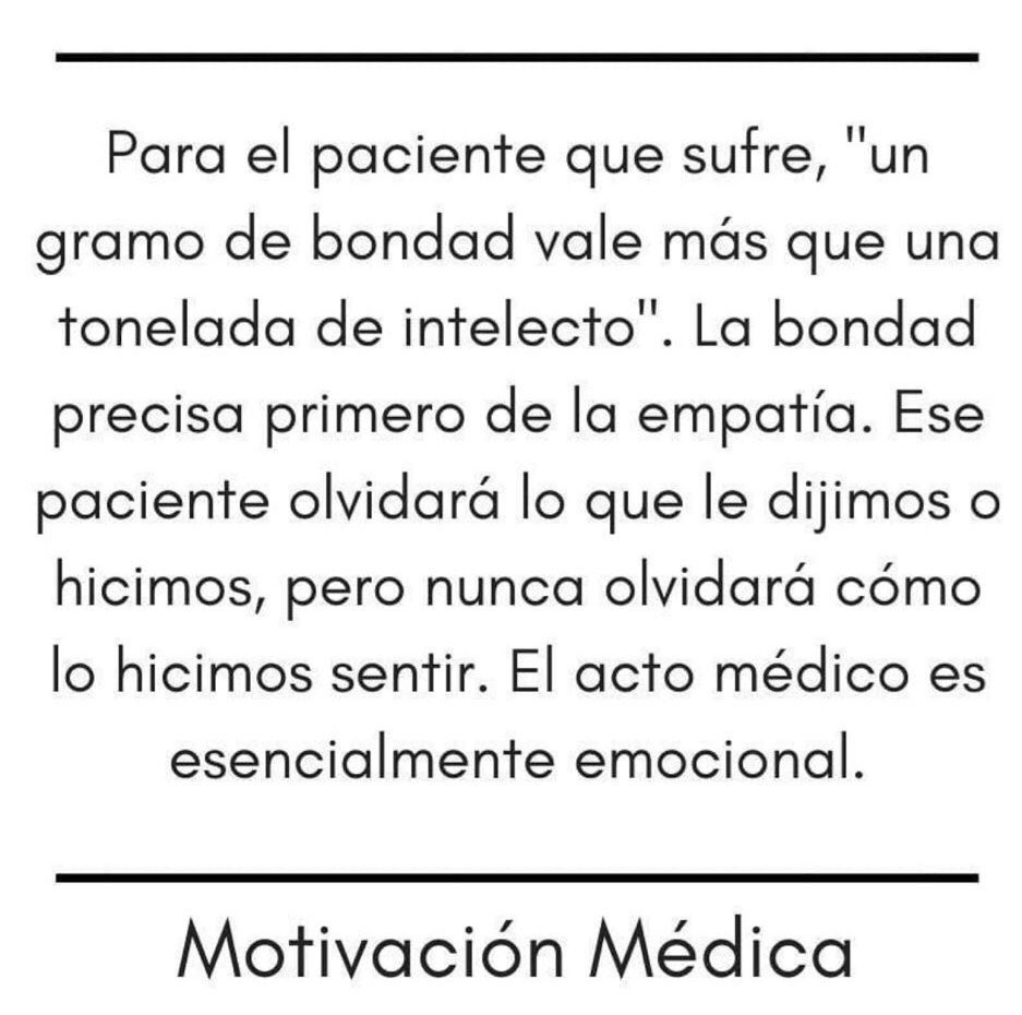 Por desgracia me han hecho sentir muy mal en muchos actos médicos e incluso culpable por no mejorar. Si no me puedes curar, cuídame.

Uno comprende la limitación de la medicina, la complejidad del #dolor cuando se cronifica, pero no la falta de humanidad😔.

🙋🏻‍♀️Quiero recordarte☺️