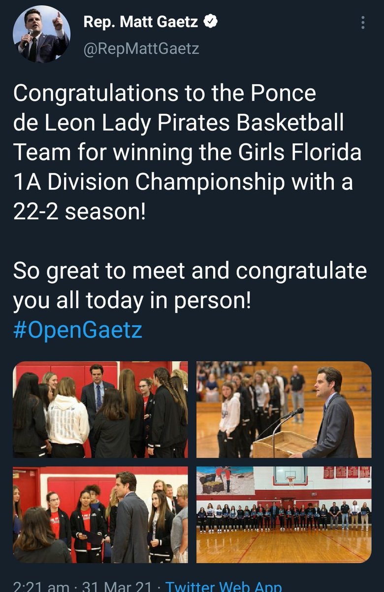 ng3_la's tweet photo. How many schools do other members of Congress go to in a year?
4/7 #OpenGaetz https://t.co/H2WSYwXQSd