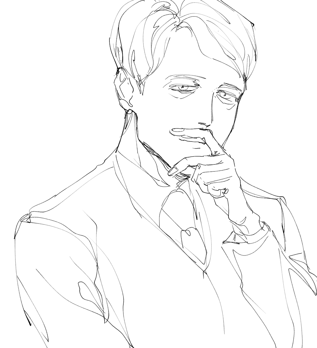998__8's tweet photo. sketches...  #HannibalLecter https://t.co/xfEooX0ZoK