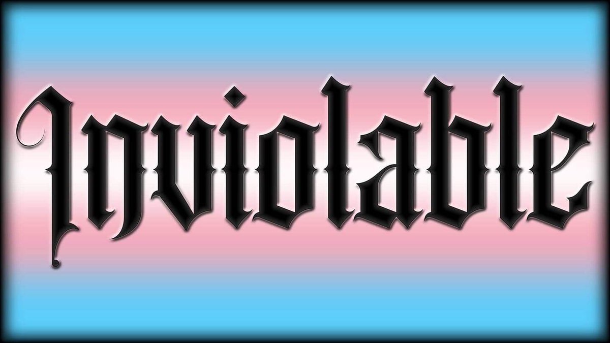 Today is International Transgender Day of Visibility. 

One’s body is inviolable, subject to one's own will alone.

Thanks to TST Idaho for the amazing graphic!
