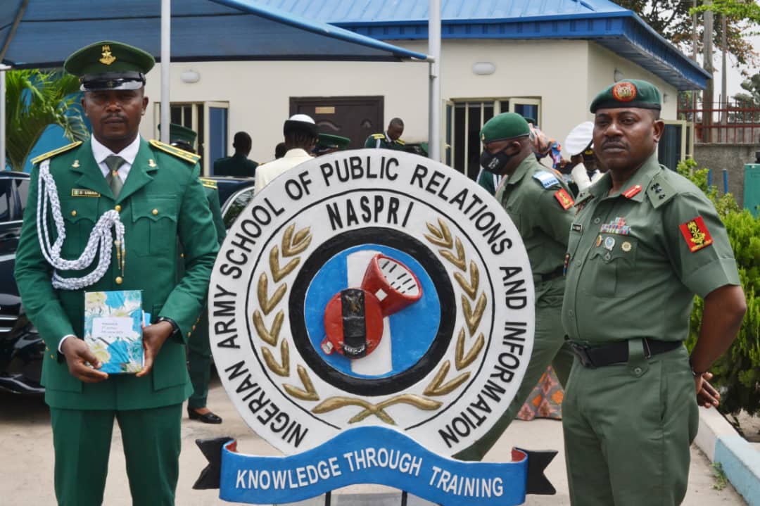 Tabitha07184945's tweet photo. The Nigerian Army School Of Public Relations and Information today, 31st March 2021, graduated its First Quarter courses for 2021 comprising; Young Officers Course (YOC), X2 News Reporting Course, and A3 Photography Course at the NASPRI auditorium, Bonny Camp, VI, Lagos. https://t.co/hK2odI36PX