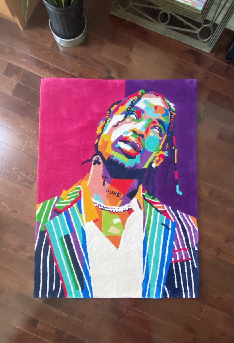 218aesthetics's tweet photo. custom travis scott rug made by us :)  @trvisXX https://t.co/sPKdFsLAoP
