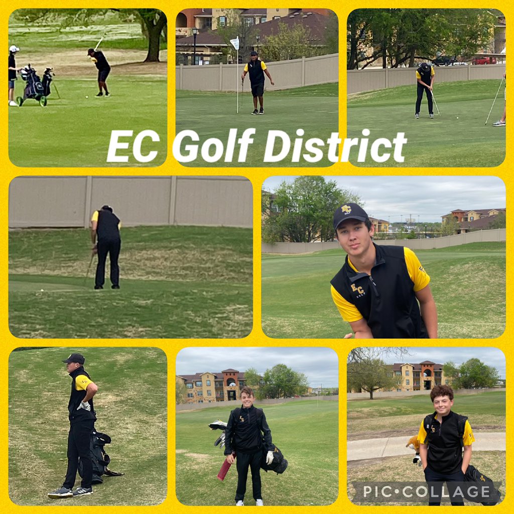 ArriolaSuzette's tweet photo. Day 1 of District 27-6A Golf Championship. Good Luck Hornets π #WeAreEC #ECGolf #ProudlyUnited @ECHornetGolf @ECISDtweets @echsathletics1 @ECHShornets https://t.co/ATxXI7tlgu