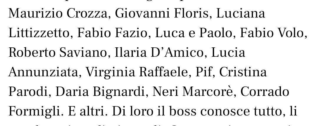 SecondoMatteo's tweet photo. @ricpuglisi @BzBroono Aggiungiamo Telese, Granellini, Luca Bottura https://t.co/3G8jiOfVI2