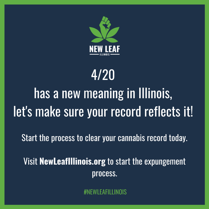 Instituto1977's tweet image. This year, 4/20 takes on a new meaning! Celebrate by taking the first step to clear your prior cannabis record.

Let #NewLeafIllinois help set the record straight. Visit newleafillinois.org or call 855-963-9532 to see if you qualify for FREE legal aid. #OneDynamicInstituto