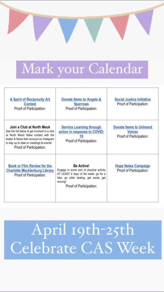 Get excited for Service Bingo week!!