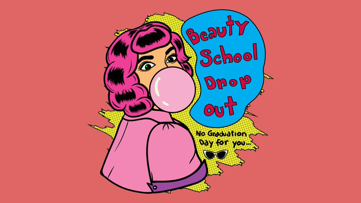 threadless's tweet photo. Go back to high school.

🖼 "Bubblegum Dropout"
🎨 @vampdearie 
🛍 https://t.co/W6o7Bg0nNH

❤️ 🆃🅷🆁🅴🅰🅳🅻🅴🆂🆂 🅲🅰🆄🆂🅴🆂
🙏 Proceeds support @medshare https://t.co/eOt63ZrzBl