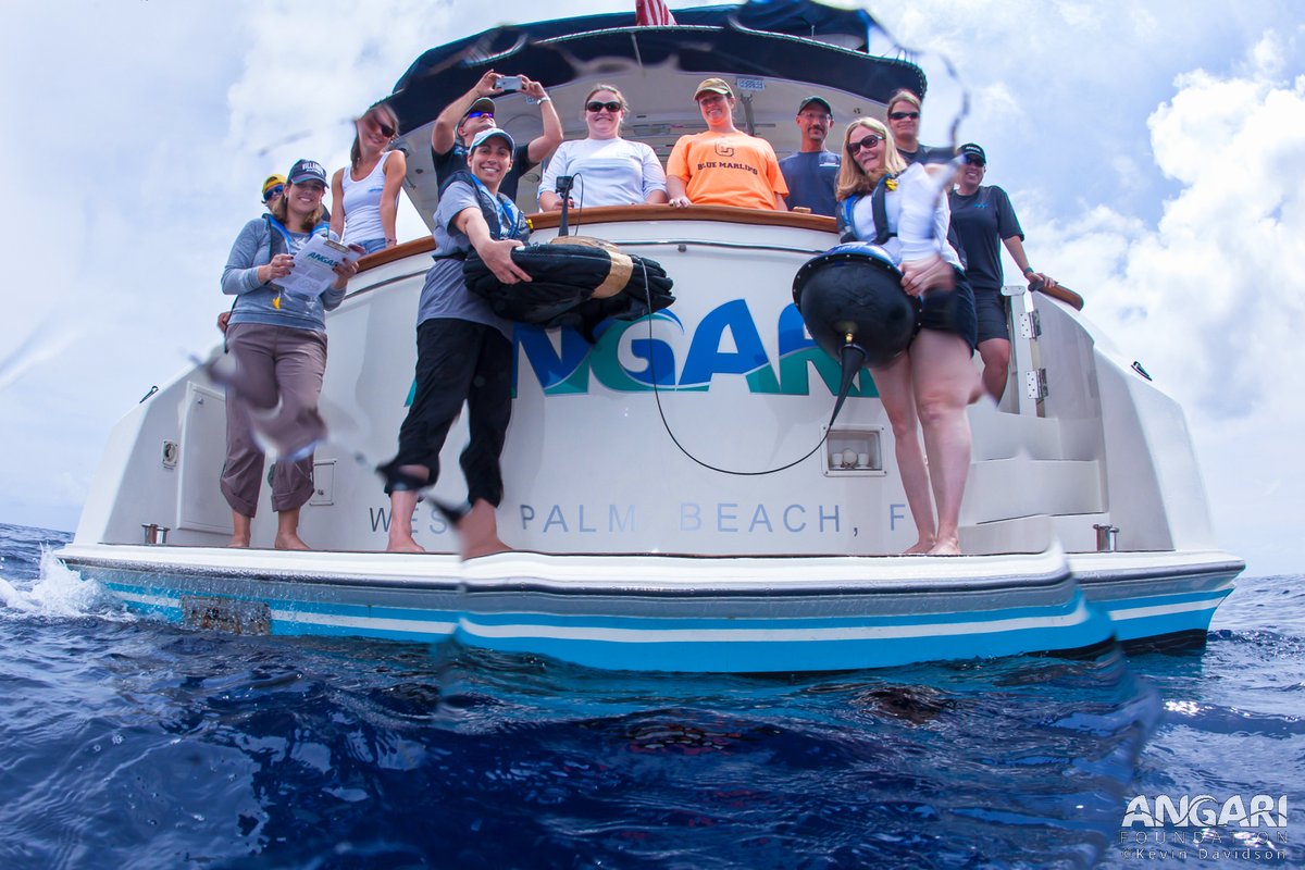 ANGARIocean's tweet photo. Remember the @MetOceanDS drifter we deployed into the #GulfStream during a #teacherPD on #rvANGARI 3 yrs ago? 

Not only is it still active, but it's traveled >18,500 miles &amp; sent 5030+ publicly accessible #SST readings to @NOAA &amp; @WMO databases supporting forecasting &amp; modeling! https://t.co/jxvlElLXpC
