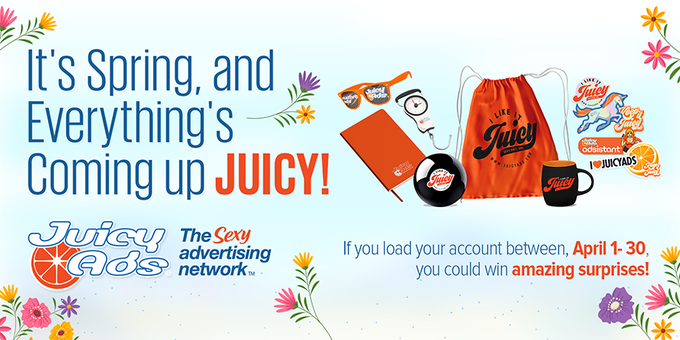 Happy Spring! We want to celebrate this amazing season with you 🧡  If you load your account between April<a href="/tag/keepitjuicy"class="tags"><span>#keepitjuicy</span></a>