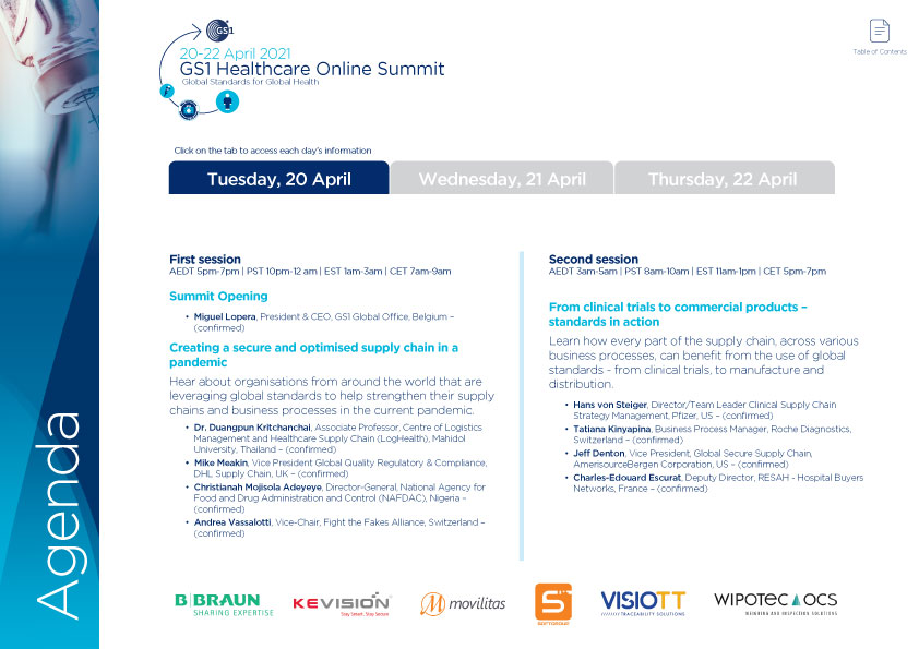 Register now to our 2nd #GS1HCsummit2021! Day 1  will focus on the use of #globalstandards to help strengthen  every part of the #supplychains - from #clinicaltrials, to #manufacturer and #distribution - in the current pandemic! ~bit.ly/39uMvTC~