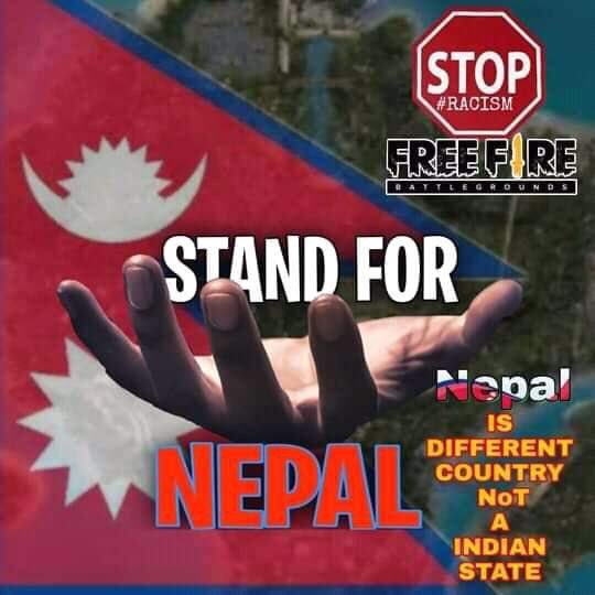 DevilAswin1's tweet photo. Nepal is a country not a state of india
#SeperatetournamentforNepal
#racismingarenafreefire
#ShameOnFreeFireIndia
#FairplatformtoNepal
Need Tournament for Nepal
 @Sportskeeda @RONBupdates @IndiaFreeFire @GarenaRoVTH @Garena @FreeFireMena @freefirelatino @FreeFireBR @FreeFire_NA https://t.co/HlVql5fJsS