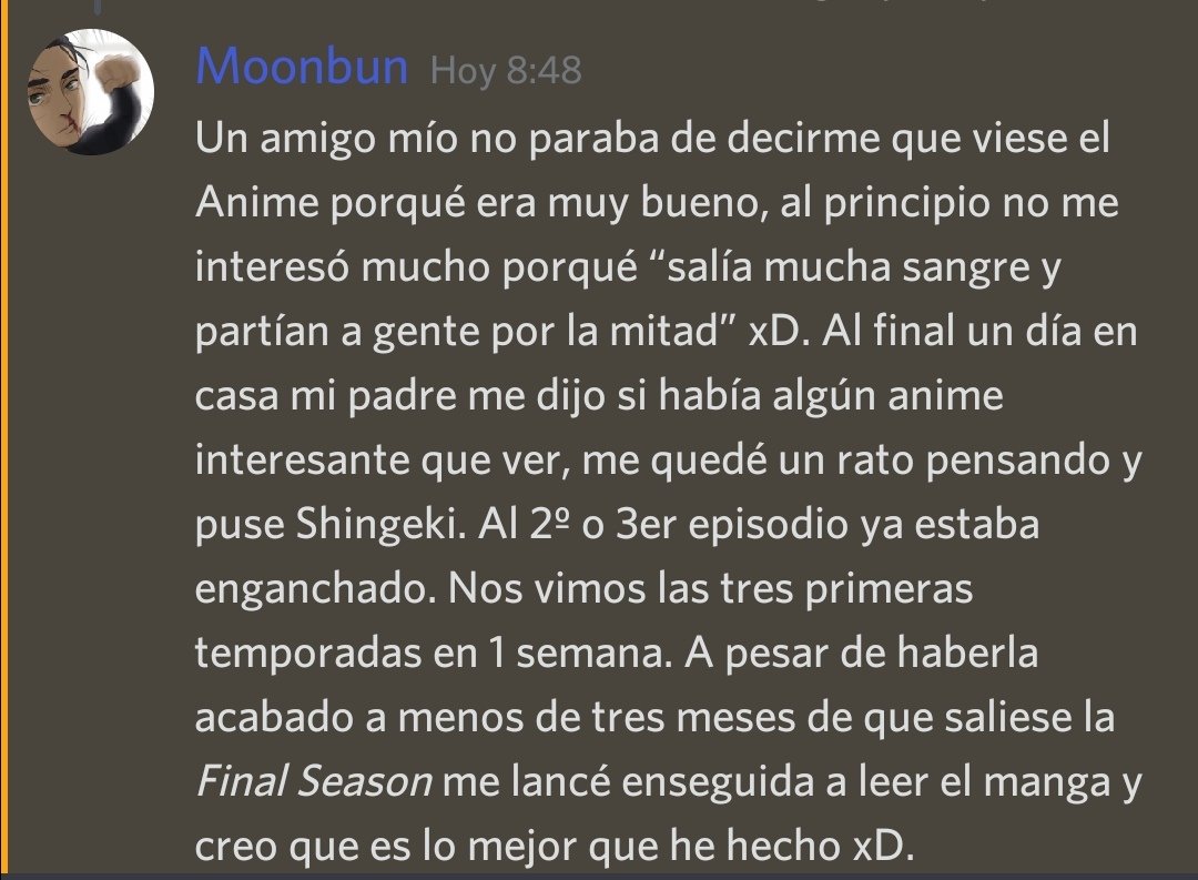 En vísperas del final del manga, estaremos enseñando anécdotas de usuarios sobre su primer encuentro con Attack on Titan y cuáles han sido sus experiencias con esta seríe.

#EntreguenSusCorazonesPorSiempre
