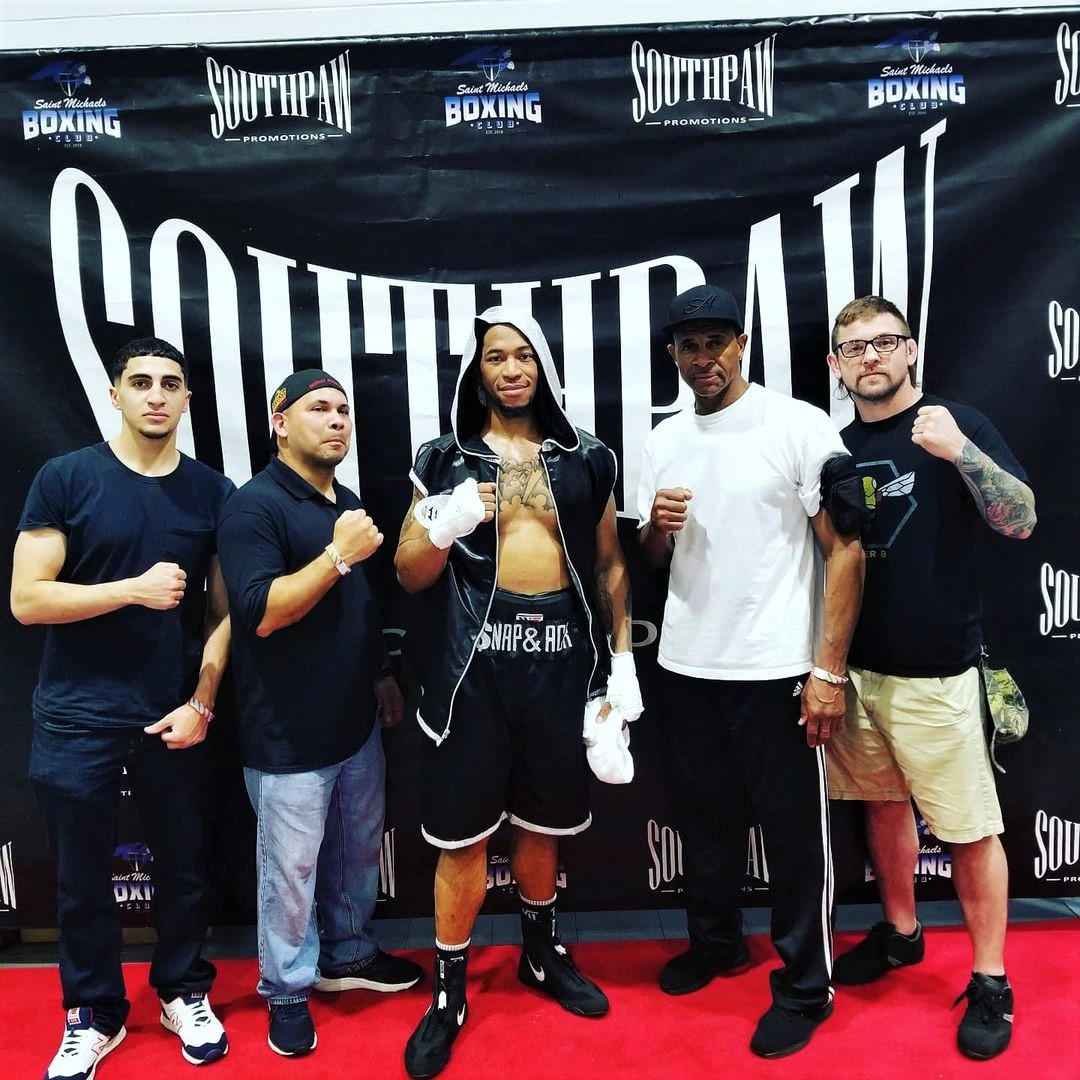 BritsBrosGym's tweet photo. Congrats again to Vaughn "Snap Back" Williams for his recent victory and rising to 6-0! 🥊💯

IG: champ_snapback https://t.co/Zp35mJ83fg