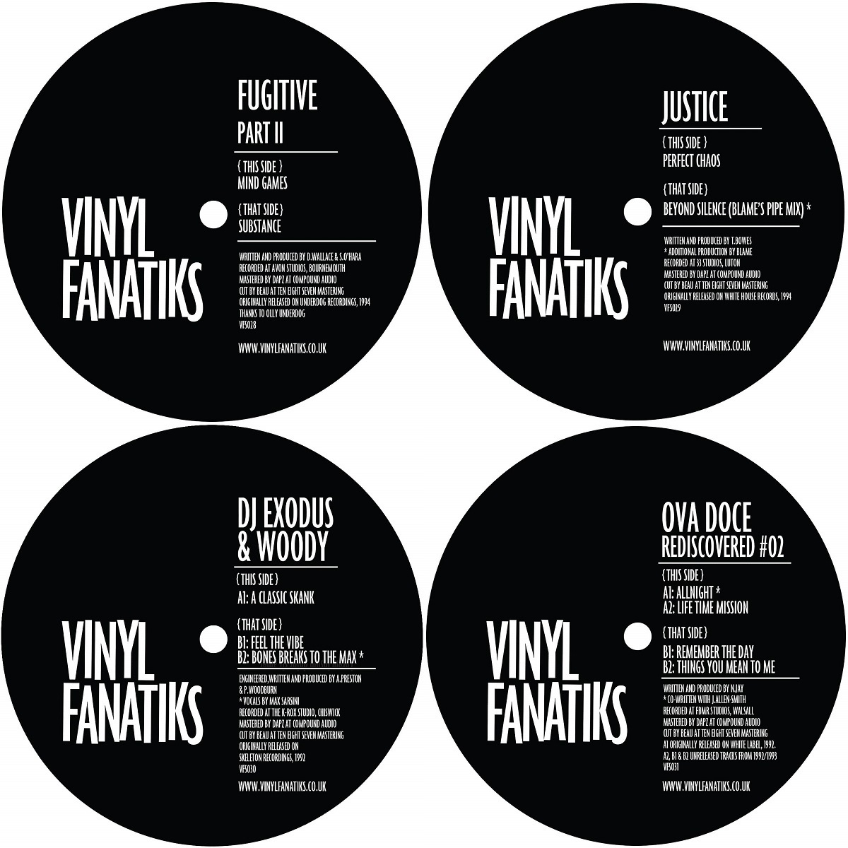 VinylFanatiks's tweet photo. Really, really happy to announce that tonight at 7pm GMT we will be going live with the following:

Fugitive 2 - Purple Vinyl
Justice - Purple Vinyl
DJ Exodus &amp; Woody - Purple Vinyl
Ova Doce 2 - Purple Vinyl
Ellis Dee 7" &amp; adapter

https://t.co/0bBRBfmbxU https://t.co/QRM0GhFeyU