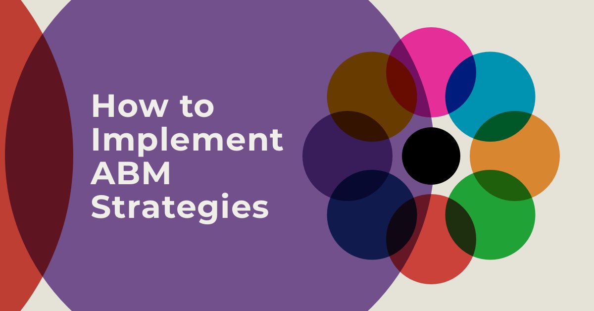 What’s the buzz about ABM? AccountBased Marketing gives B2B companies practical ways to engage valuable prospects. In this article, learn about ways to implement your own ABM program. bit.ly/2QSU1RR