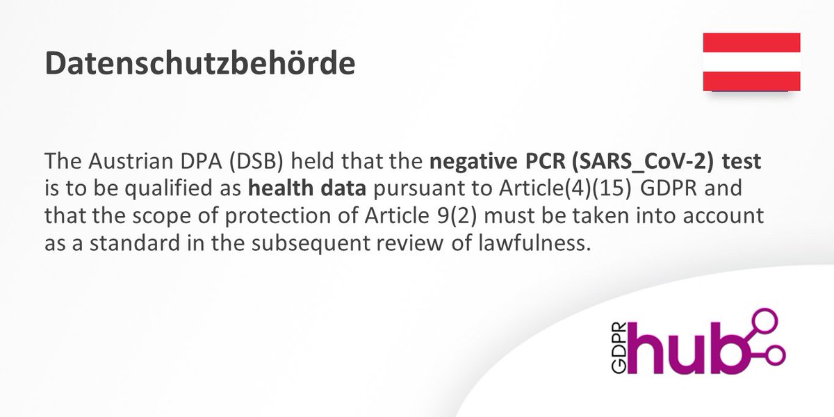 GDPRhub's tweet photo. Curious about tomorrow's #GDPRtoday newsletter?
➡Here is a sneak peek: https://t.co/LpIjFVqPVa
➡Sign up to the newsletter here: https://t.co/Blx6i1ZCbS https://t.co/Zu1GGtiUpt