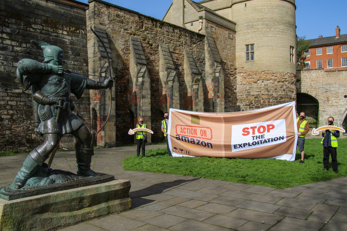 EMOrganising's tweet photo. The @ActionOn_Amazon campaign begins @BBCNottingham
@nottinghampost
@advertisergroup
@nottslive
@NottinghamGuar1
@wgunews https://t.co/D7VRycNSL0