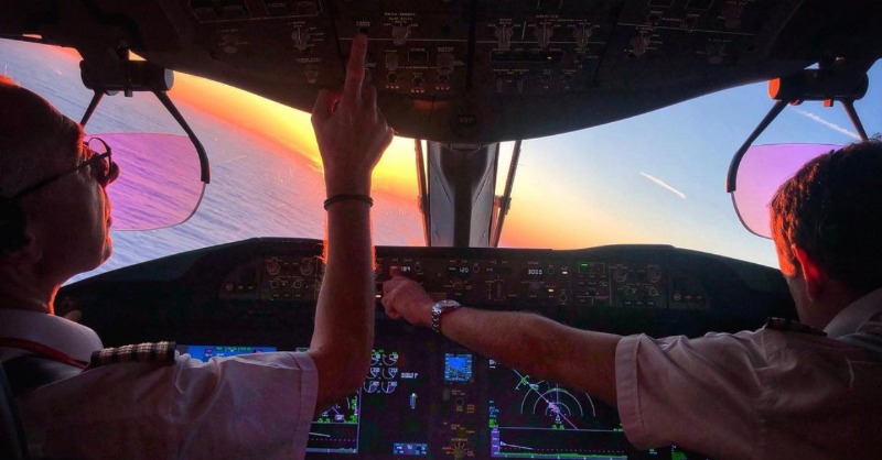 VirginAtlantic's tweet photo. Counting down until we hear those magical words, “this is your Captain speaking” ✈️