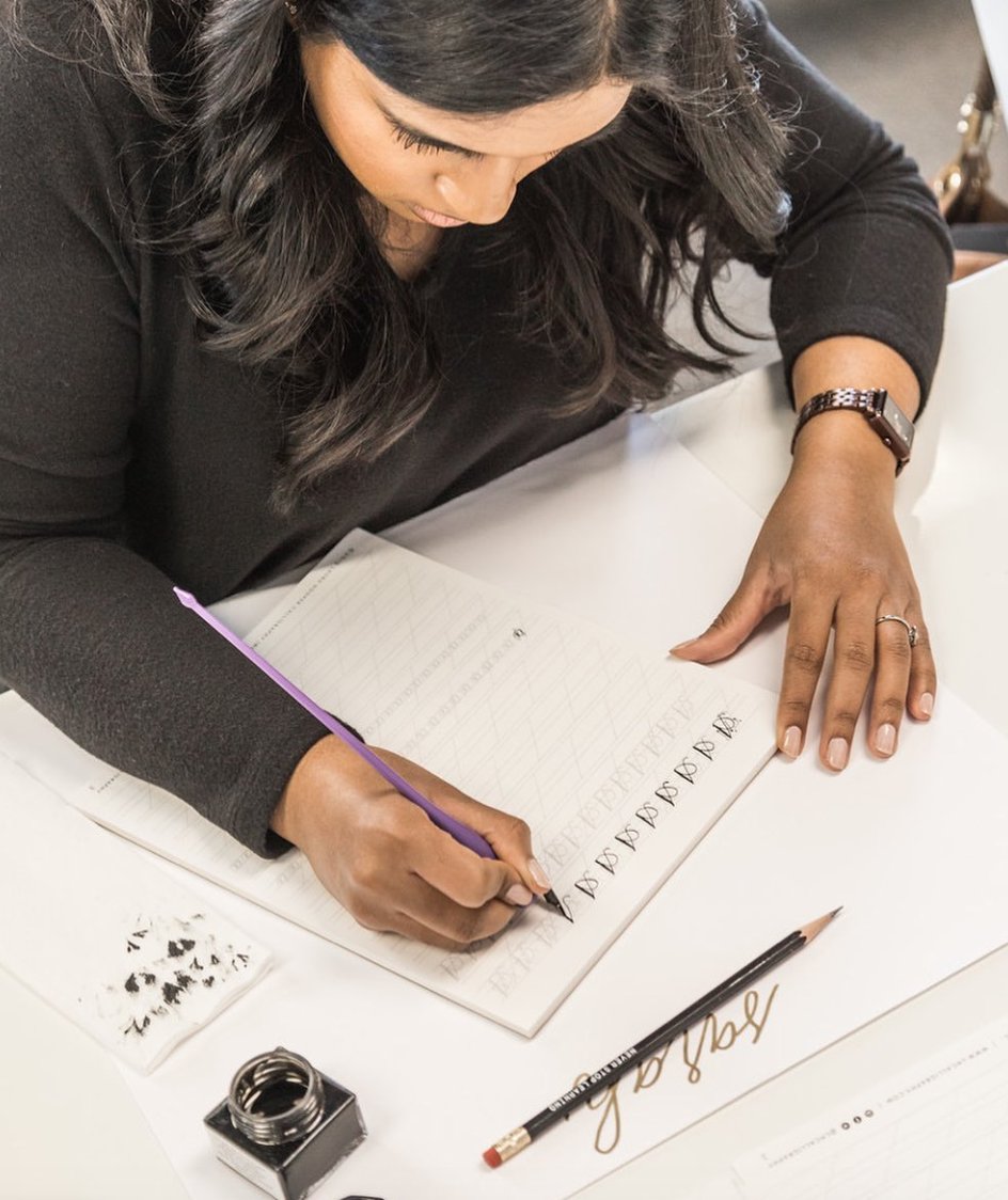 Struggling with your calligraphy tools? Not getting proper ink flow &amp; clean lines? It could be your supplies! Our online supply shop is stocked exclusively with high quality tools, curated to work well together. Visit Lhcalligraphy.com/supplies to grab some inks, nibs, &amp; pen holders