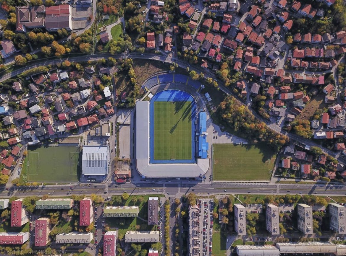 BiHFootball's tweet photo. From here the pitch at Grbavica stadium looks good.

#BIHFRA #Sarajevo https://t.co/JjU2G7UglJ