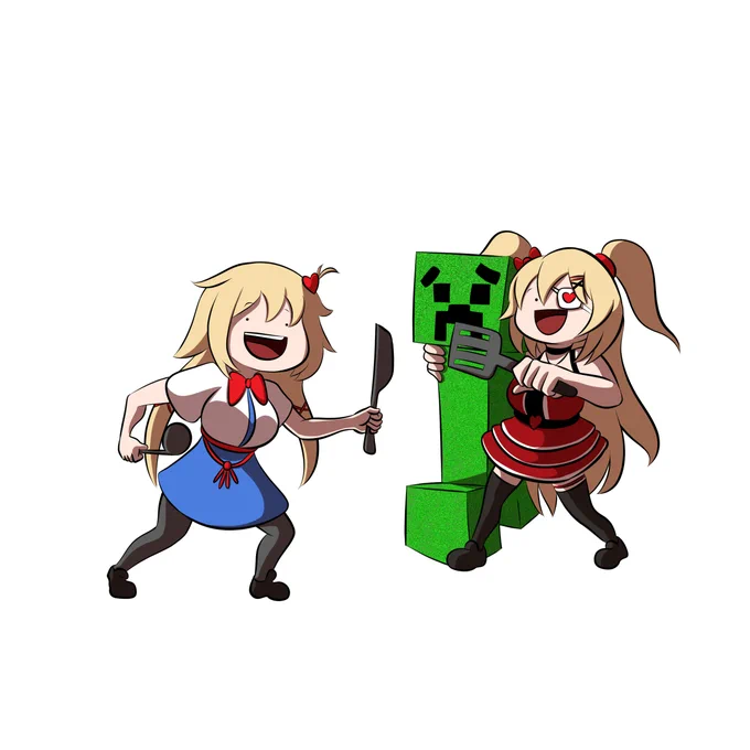 Ko-Fi request for a Akai Haato &amp; Haachama collab~

GREMLINS! https://t.co/EsY1mht1Kt

 #はあとart 