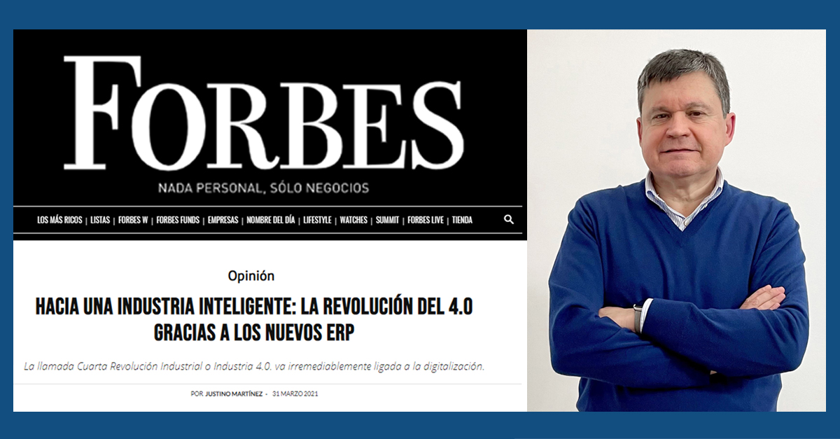 ZucchettiSpain's tweet photo. .@Forbes_es  publica hoy una tribuna firmada por @JustinoMS, Director General de Zucchetti Spain, sobre el papel determinante de los nuevos #ERP en la #Industria40, y la necesaria #digitalizacion de las empresas🏭💡

👉https://t.co/qrxElx9HJa

@ZucchettiSpa @ZucchettiWorld https://t.co/FknG09H8Xj