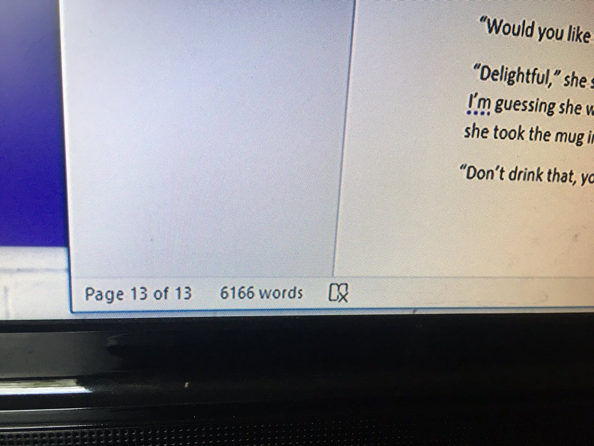 garviegirl's tweet photo. Sat down to write and noticed where I stopped writing yesterday. #amwriting #vampirelit #mg https://t.co/4Vz9CsDsTH