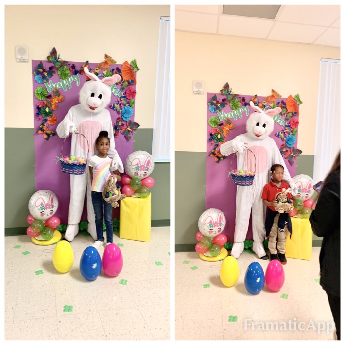 The Easter Bunny paid our little Easter 🐣 a visit this morning at SOBA! #csusaproud #sobastrong