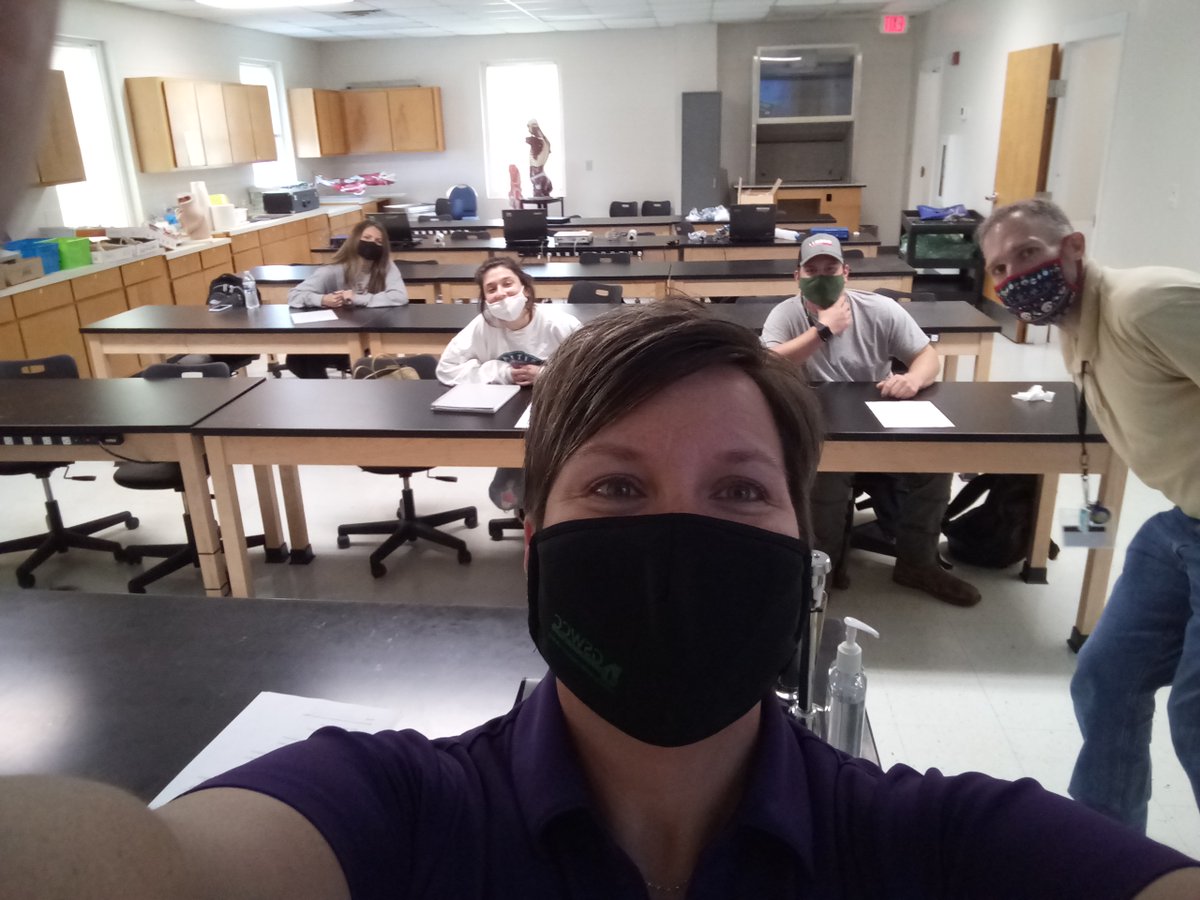 Jennifer Howell, Georgia #Soil and #Water #Conservation Commission #Erosion and #Sediment Control Technical Specialist, recently spoke at an Environmental Science class at Emmanuel College in Franklin Springs, GA.  Students were in person as well as virtual.