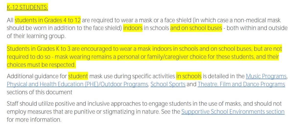 Full details <a href="/rmdteachers/">Richmond Teachers</a> of grades 4 to 12 REQUIRED and K to 3 encouraged to wear a mask can be found on page 28 and 29 of the Provincial COVID-19 H&amp;S K-12 guidelines. 
www2.gov.bc.ca/assets/gov/edu…